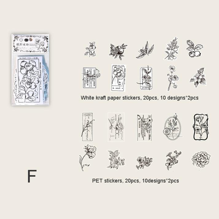 Four Seasons Collection Stickers - Journal Carnival
