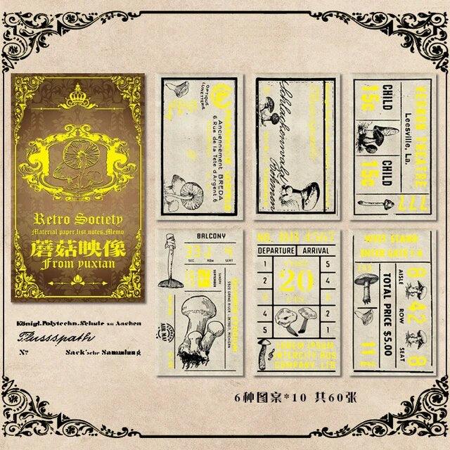 Retro society bronzed Paper Book - Journal Carnival