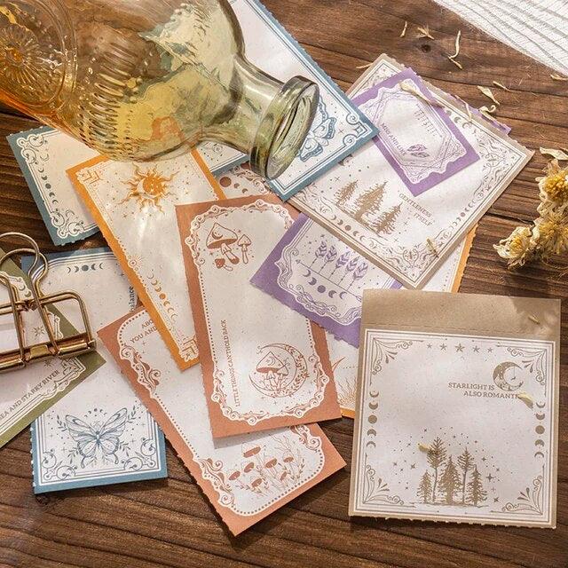 Vintage Frame Moon Phase Memo Pad - Journal Carnival