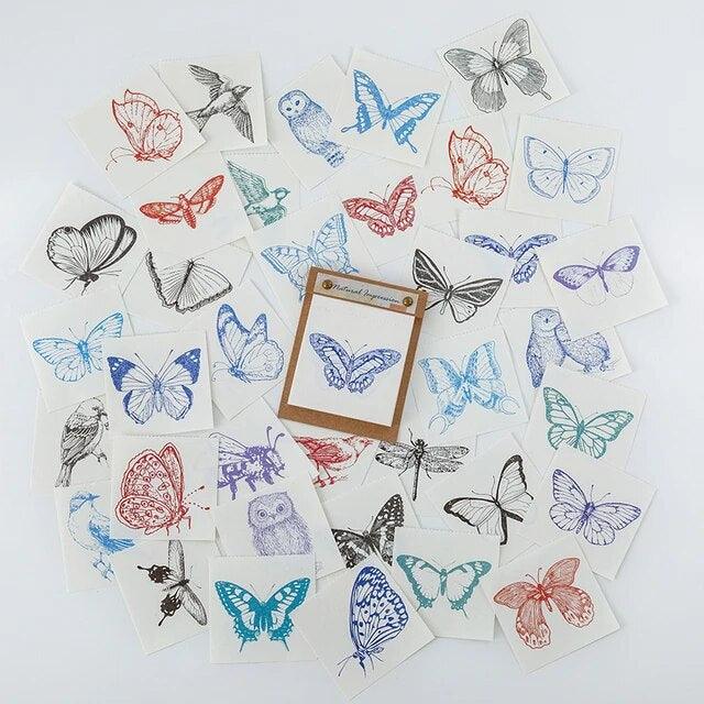Retro message material paper pad - Journal Carnival