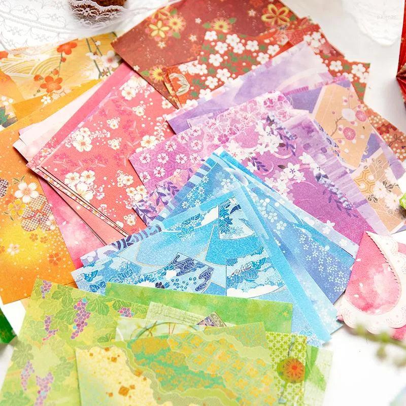 Japanese Flowers Series Scrapbook Paper - Journal Carnival