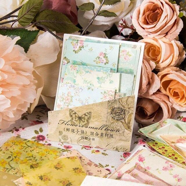 Vintage Garden Letter Series Material Paper - Journal Carnival