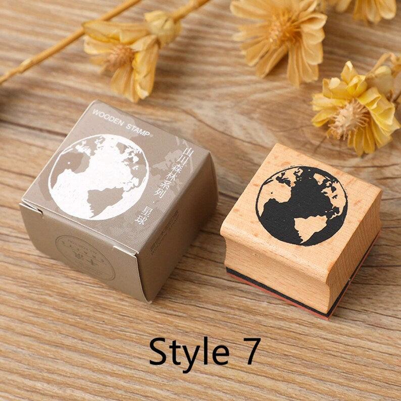 Wooden Stamps - Journal Carnival