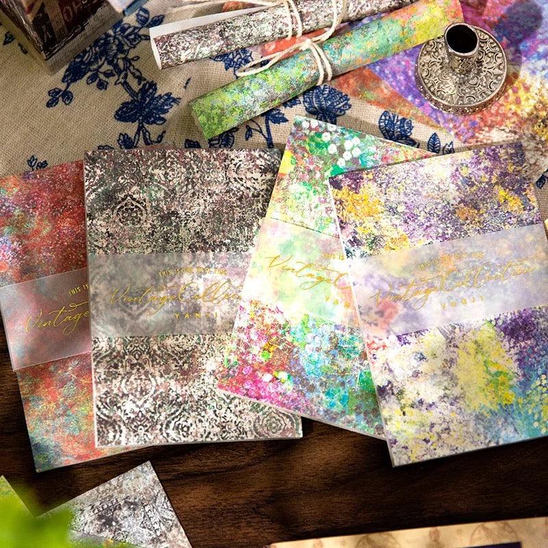 Mottled Dream Series Retro Material Paper - Journal Carnival