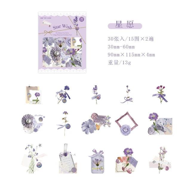 Delicate time Series Pet Stickers - Journal Carnival