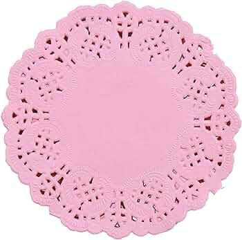 Coloured Round Lace Doilies
