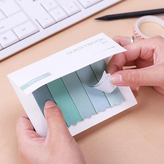 Gradient Adhesive Scrapbooking Paper Sticky Notes - Journal Carnival