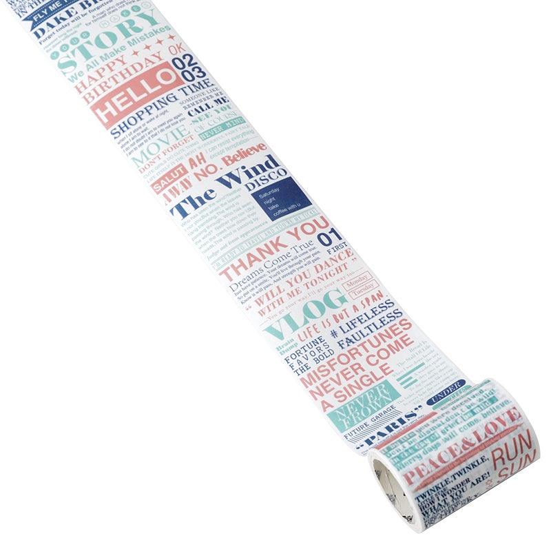 Text life style Series Washitapes - Journal Carnival