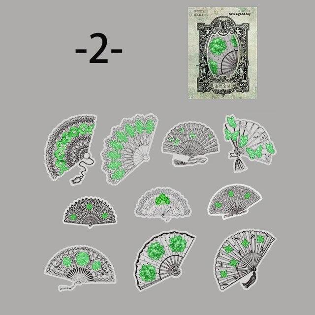 Vintage Art Crystal stickers - Journal Carnival