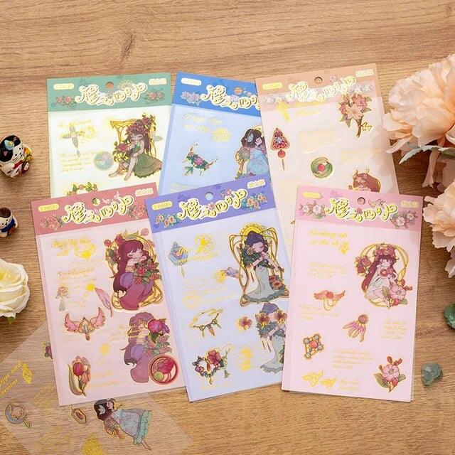 Forest Fairy Series Stickers - Journal Carnival