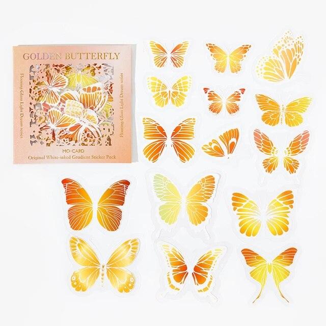 Gradient Butterfly Pet Stickers - Journal Carnival