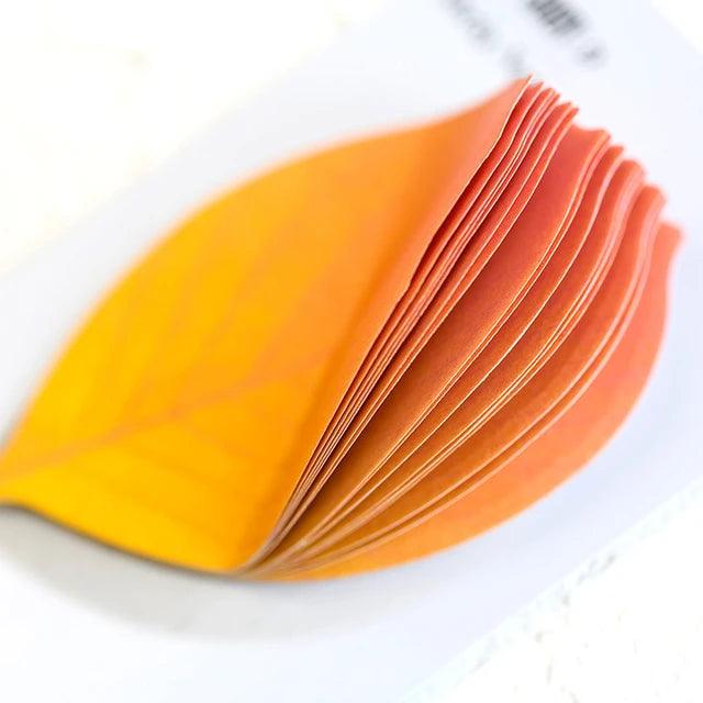Leaf Shape Sticky Notes - Journal Carnival