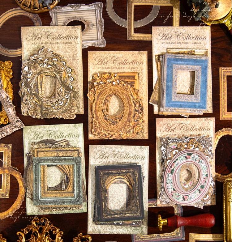 Vintage Hollow Border Paper Frames - Journal Carnival