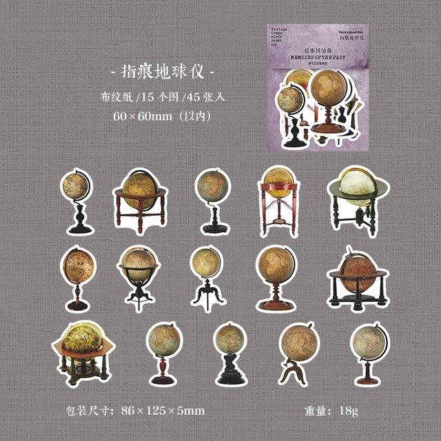 Memories of the past Series Stationery Stickers - Journal Carnival