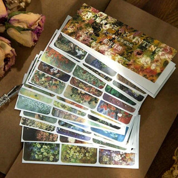 Vintage Painting Series Sticker Book