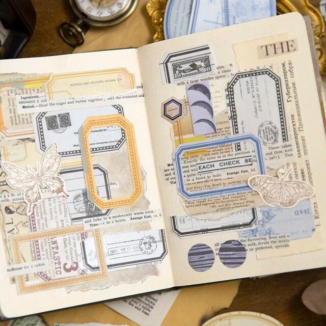 Retro Label Stickers - Journal Carnival