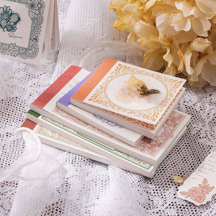 Gray Garden wall series lace Memo Pad