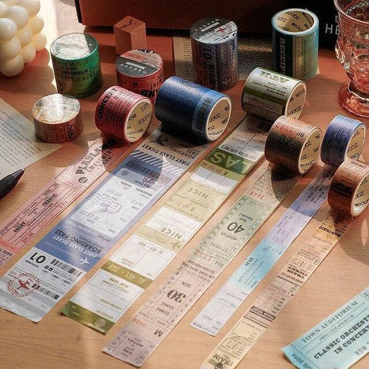 Old Ticket Travel Series Washi Tape
