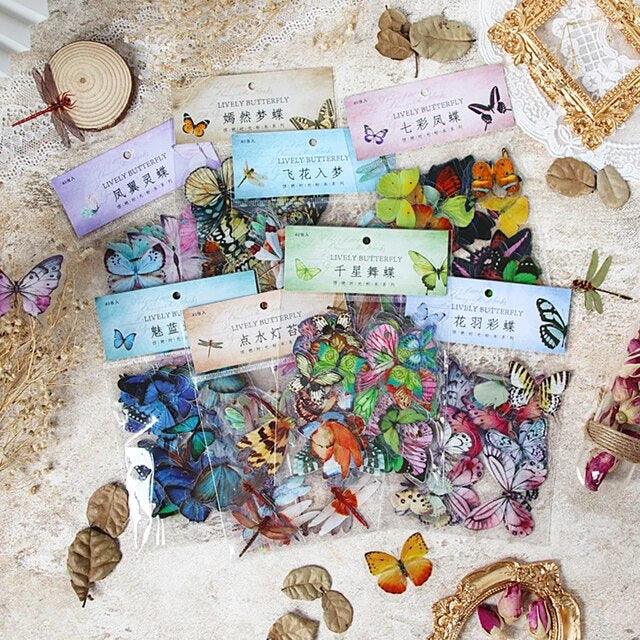 Butterfly Stickers - Journal Carnival
