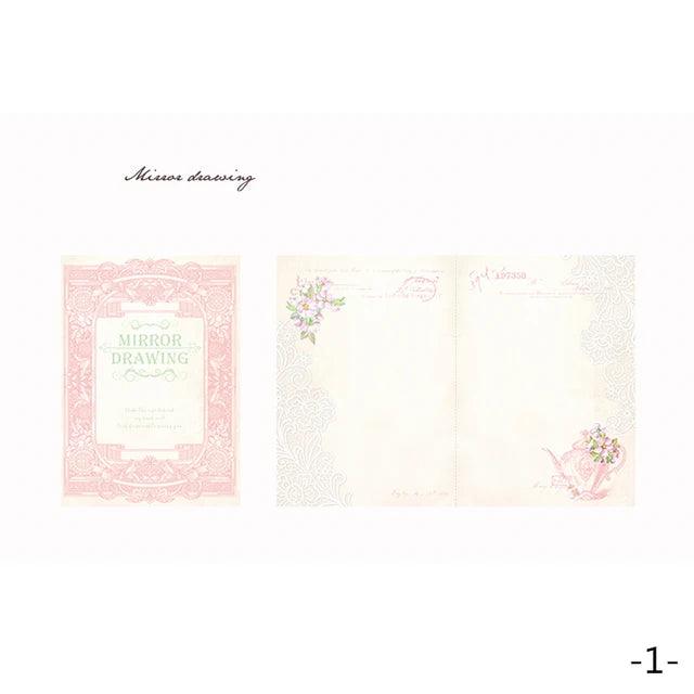 Mirror Frame Lace Note Book - Journal Carnival