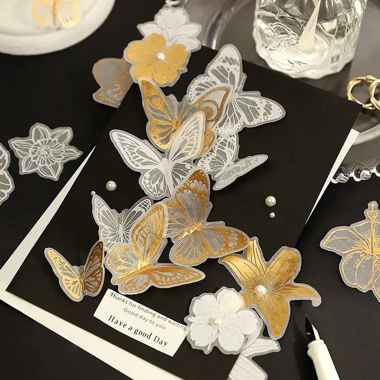 Vintage bronzed Stickers - Journal Carnival