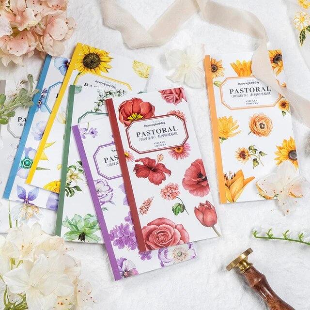 Flower Washi Sticker Book - Journal Carnival
