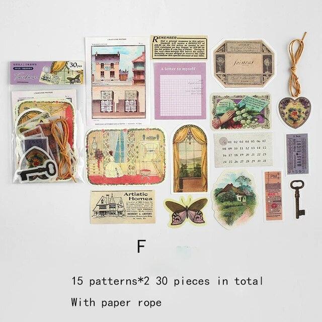 Retro Art Poster Sticker - Journal Carnival