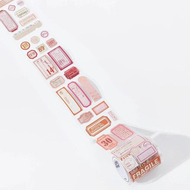 Retro Label Seal Pet Tape - Journal Carnival