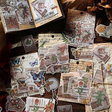 Vintage Aesthetic Sticker - Journal Carnival