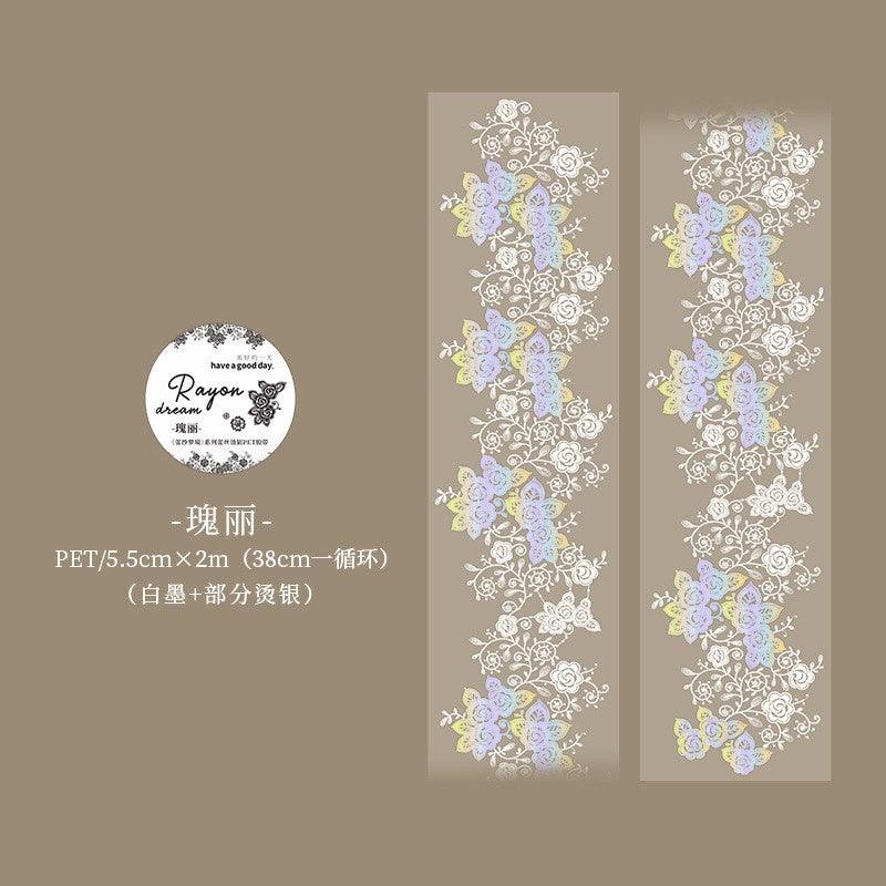 Lace Dream Border Pet Tape - Journal Carnival