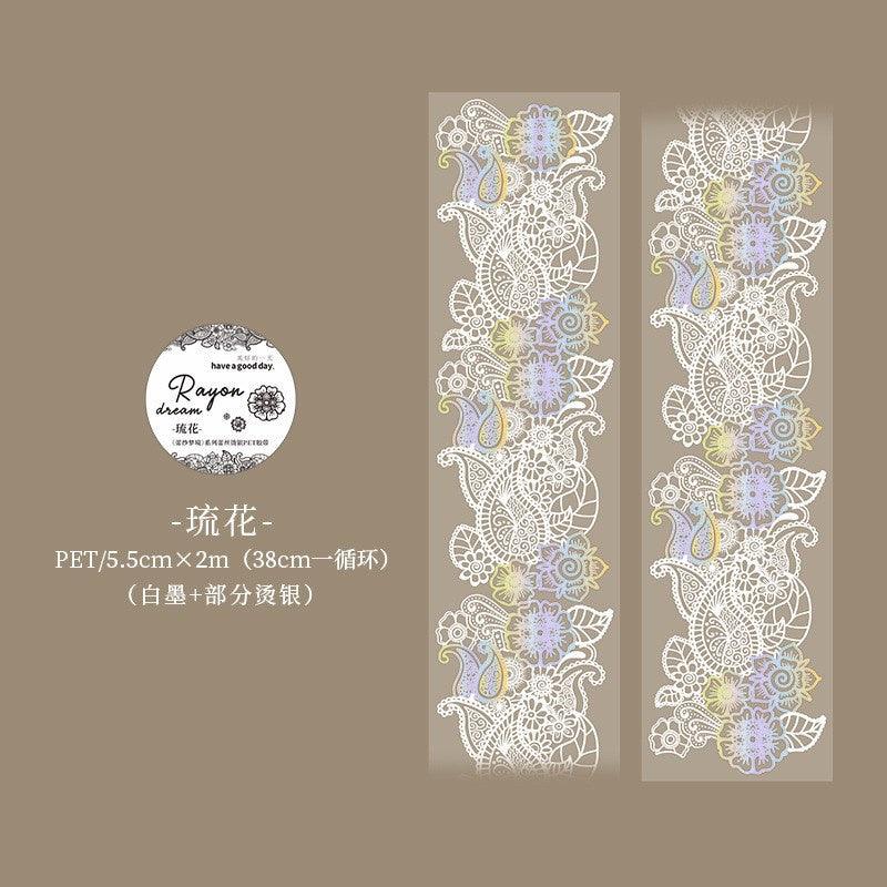 Lace Dream Border Pet Tape - Journal Carnival