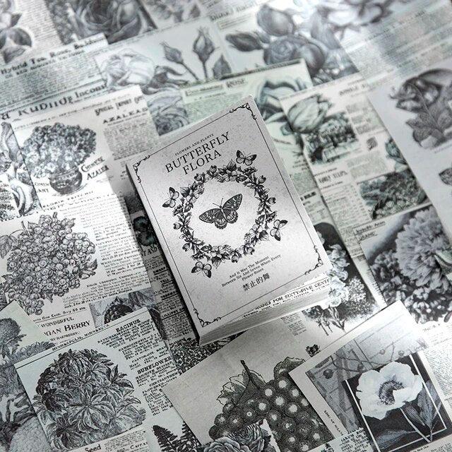 Vintage Flower Notes Paper Book - Journal Carnival
