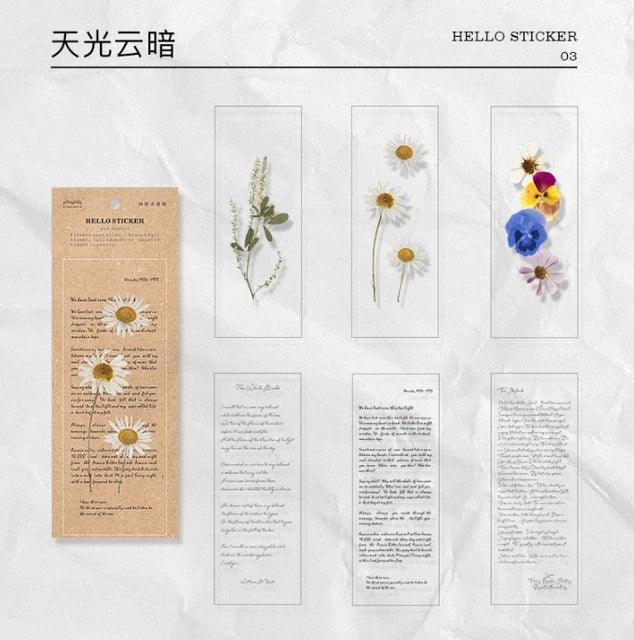 Poetry Collection Pet Stickers - Journal Carnival