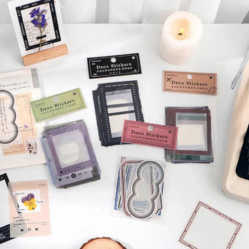 Pet Ephemera Frame Stickers - Journal Carnival