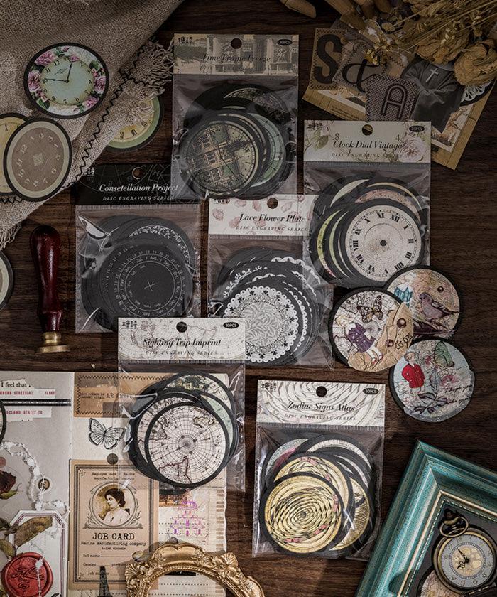 Vintage Lace Constellation Sticker - Journal Carnival