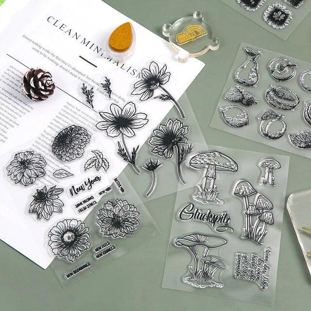 Clear Silicon Stamp - Journal Carnival