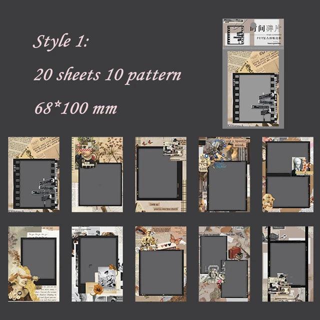 Frame Design Sticker Vintage Frame Stickers