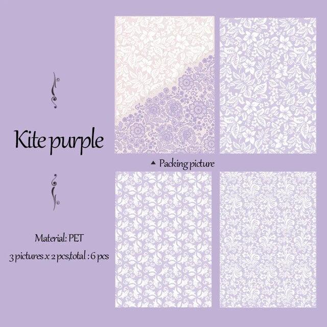 Lace Flowers Pet Sticker - Journal Carnival