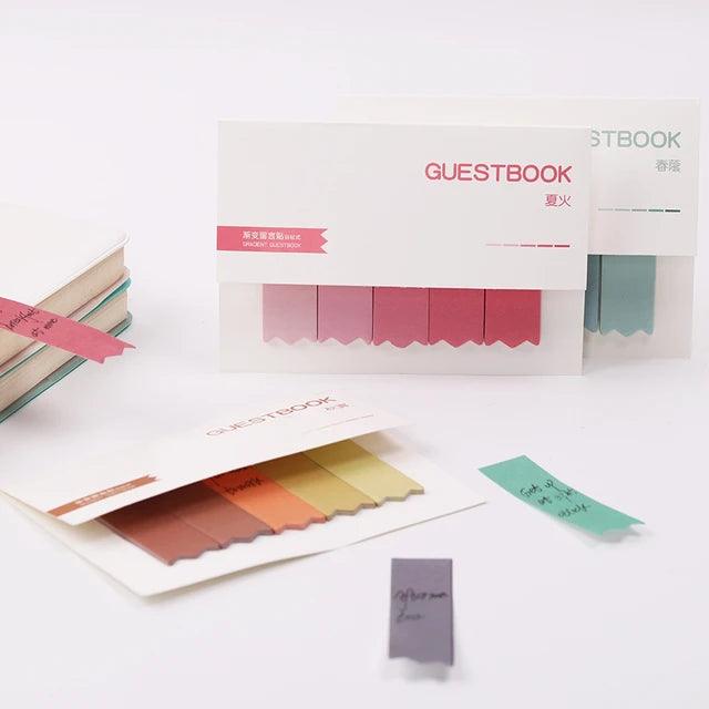 Gradient Adhesive Scrapbooking Paper Sticky Notes - Journal Carnival