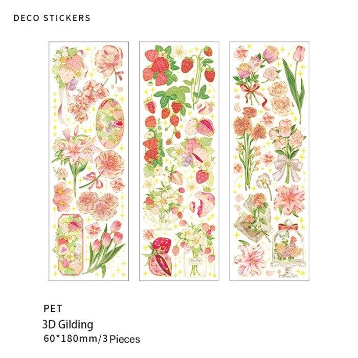 Pet flower bronzed Sticker - Journal Carnival