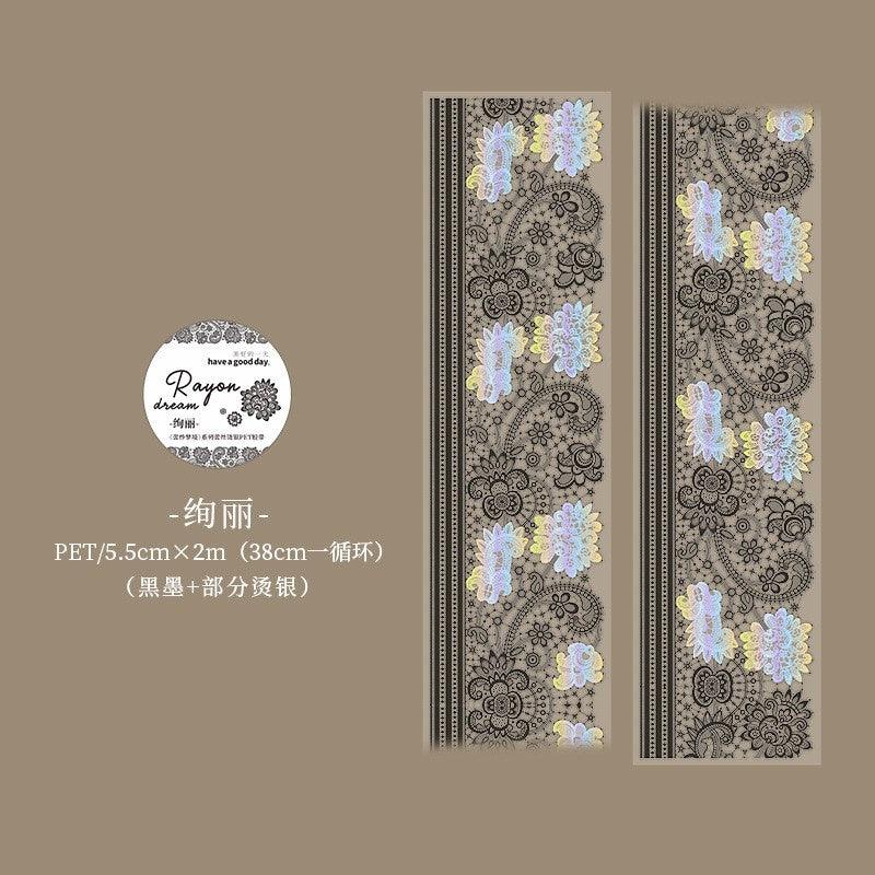 Lace Dream Border Pet Tape - Journal Carnival