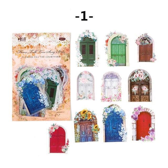 European Vintage Creative Pet Stickers - Journal Carnival