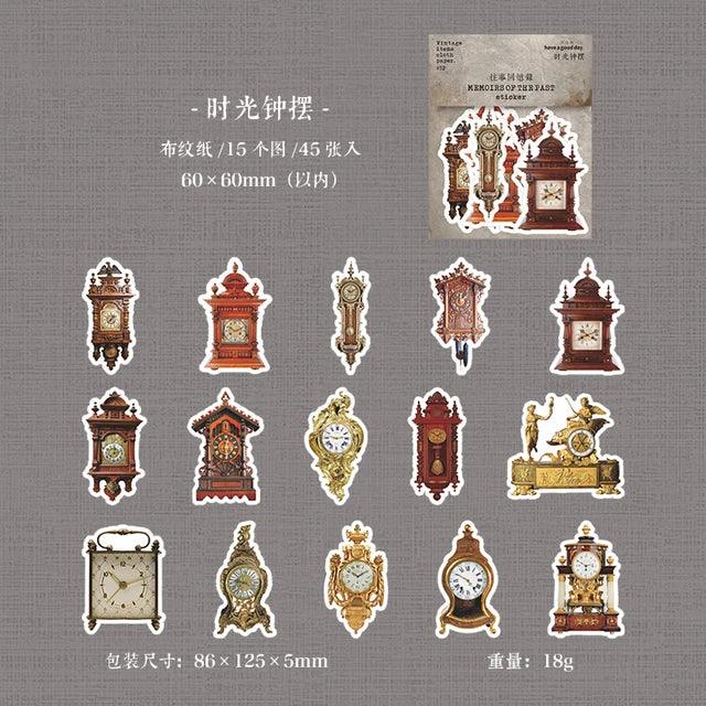 Memories of the past Series Stationery Stickers - Journal Carnival