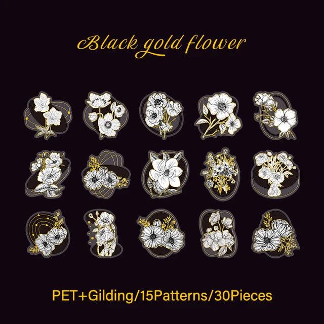 Pet Gliding Flower Stickers - Journal Carnival