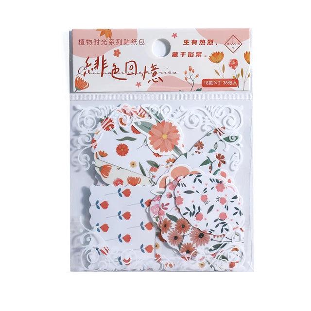 Flower Stickers - Journal Carnival