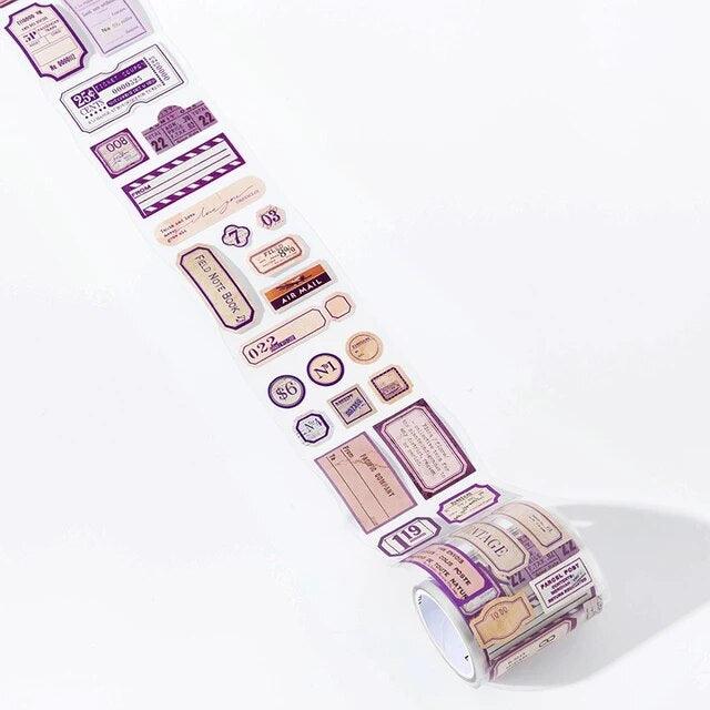 Retro Label Seal Pet Tape - Journal Carnival