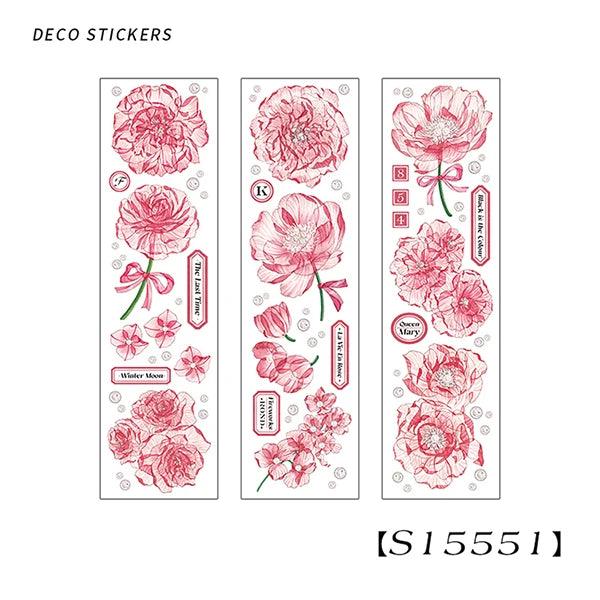 Creative Pet Flower Stickers - Journal Carnival