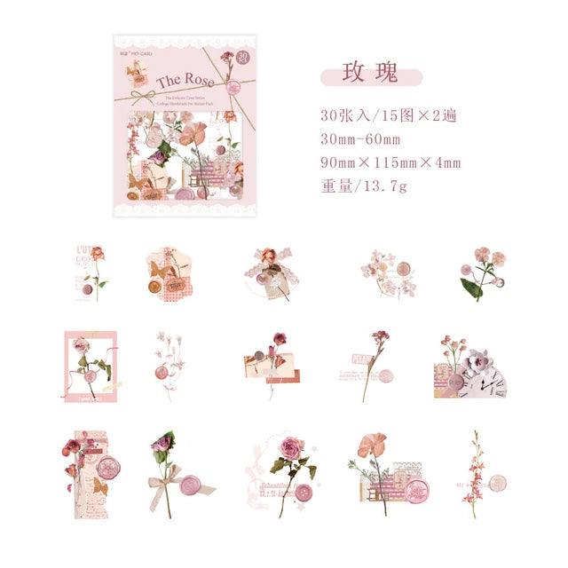 Delicate time Series Pet Stickers - Journal Carnival