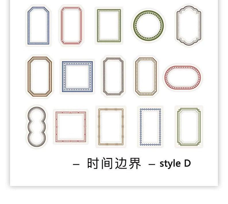 Pet Ephemera Frame Stickers - Journal Carnival