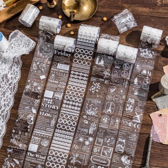 White Fog Floating Series Pet Tape - Journal Carnival